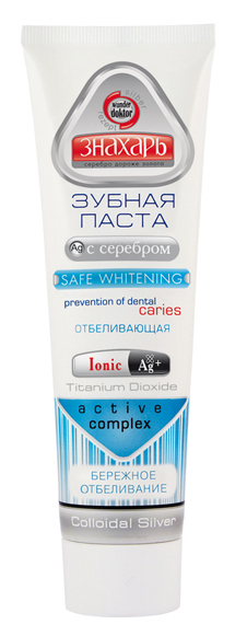 Зубная паста "Знахарь" "SAFE WHITENING"